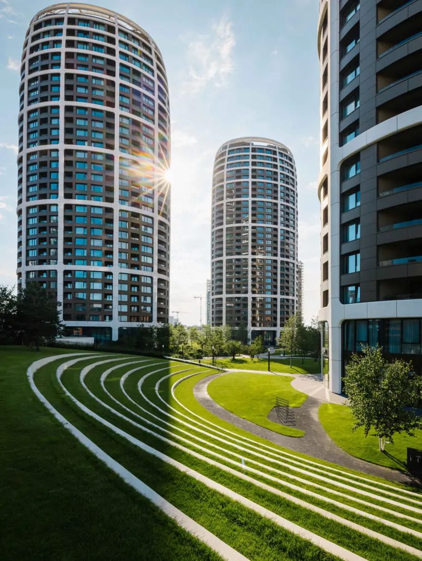 SKY PARK — zeleň v areáli
